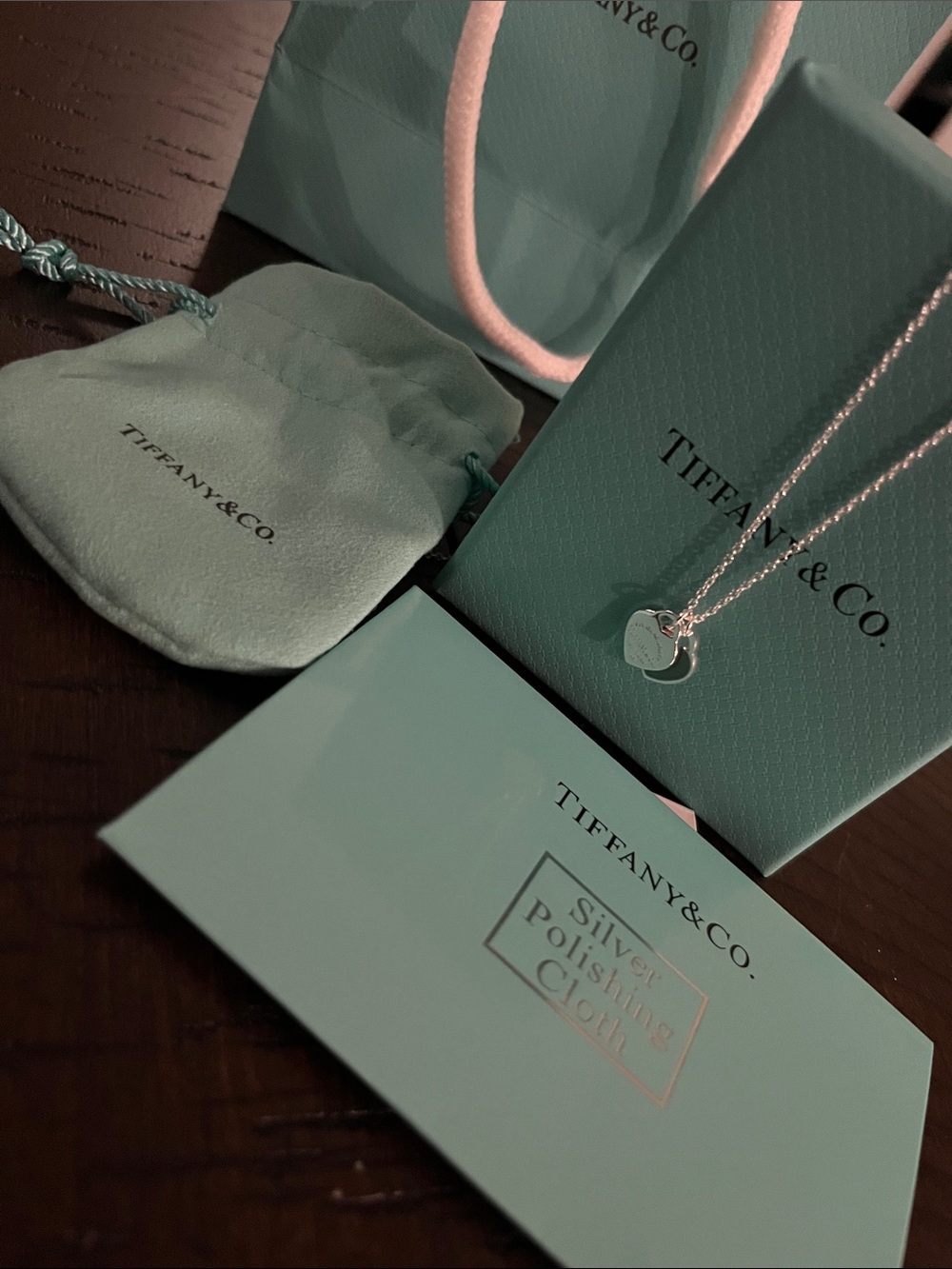 Tiffany blue heart necklace